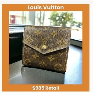 Vintage Louis Vuitton Portefeiulle Elise Wallet 8M0354/ AN0960